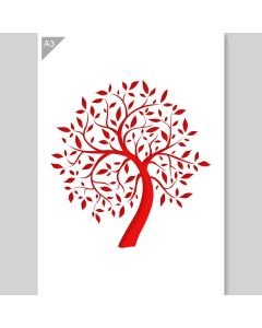 QBIX Pochoir arbre - format A3