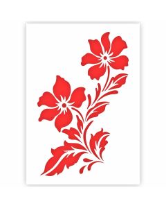 Modèle de fleur en 3 tailles