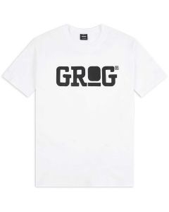 Grog Classic Logo T-shirt noir sur blanc