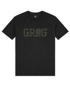 Grog Classic Logo T-shirt zwart