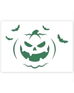 Pochoirs pour citrouilles d'Halloween en 3 tailles