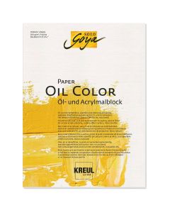 SOLO GOYA Papier couleur à l'huile 24 x 32 cm - 10 feuilles 300 g / m2
