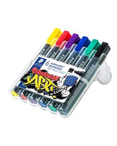 Staedtler Lumocolor ART 350 - lot de 6 marqueurs permanents