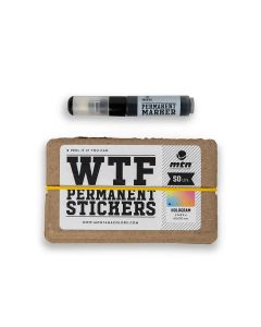 MTN WTF Hologramme autocollant set