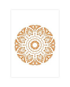 QBIX Pochoir Mandala - Format A3