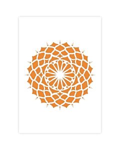 QBIX Pochoir Mandala - Format A3
