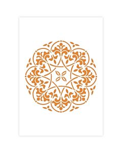 QBIX Pochoir Mandala - Format A4