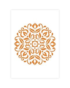 QBIX Pochoir Mandala - Format A3