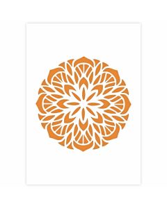 QBIX Pochoir Mandala - Format A4