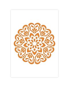 QBIX Pochoir Mandala - Format A4