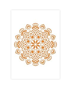 QBIX Pochoir Mandala - Format A4