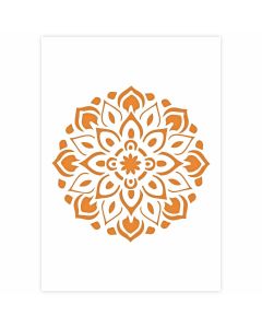 QBIX Pochoir Mandala - Format A4