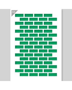 QBIX Pochoir motif rectangle - format A3