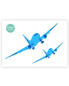 QBIX Modèle d'avion A3 - 2 couches