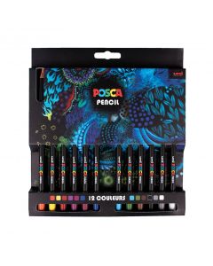 Posca Pastels lot de 12 crayons