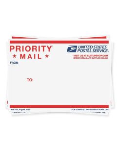 Priority Mail autocollants 25pcs - A6 format