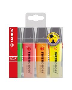 STABILO BOSS Original Highlighter Markers lot de 4