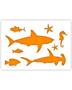 Modèle de créatures marines en 3 tailles