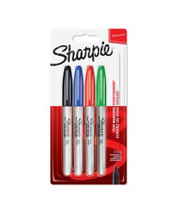 Marqueur fin classique permanent Sharpie - paquet de 4x