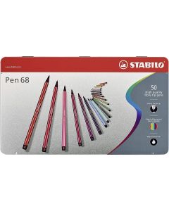 STABILO Pen 68 feutres lot de 50