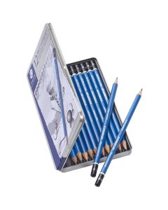 Staedtler Mars Lumograph 100 lot de 12 crayons (6B-4H)