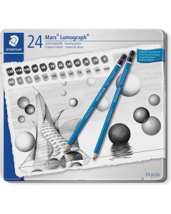 Staedtler Mars Lumograph 100 lot de 24 crayons