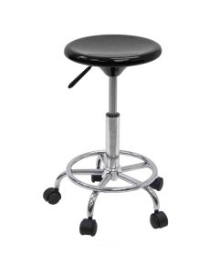 Studio Design Tabouret Atelier - Chrome / noir