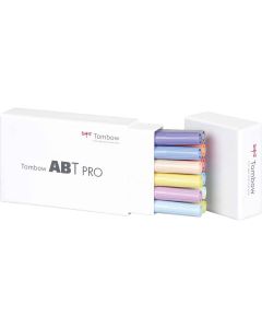 Tombow ABT PRO Jeu de marqueurs de 12 couleurs pastel