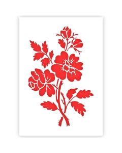 Modèle de fleur en 3 tailles