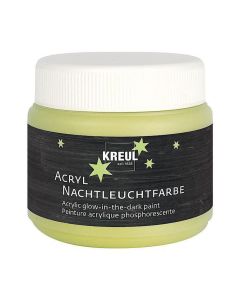 KREUL Peinture acrylique Yellow Glow in the Dark 150 ml