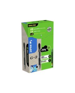 Pilot Green Pack G-2 lot de 12 stylos gel et 12 recharges