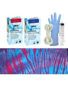 Javana Batik Textile Tie Dye – Ensemble de 2 couleurs