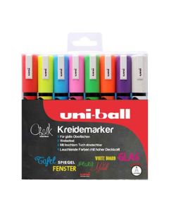 Uni-ball PWE-5M - Ensemble de 8 marqueurs de craie