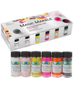 KREUL Magic Marble Effect Paint set de 6 couleurs néon