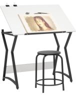 Tekentafel  Studio Designs zandloper werktafel met kruk 13295 017342132955
