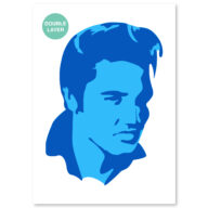 Elvis Presley stencil, idool sjabloon