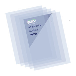 QBIX A5 plastic mylar sheets