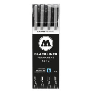 Molotow Blackliner 4x jeu de marqueurs 2