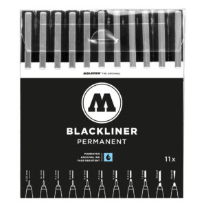 Molotow Blackliner 11x jeu de marqueurs