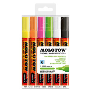 Molotow ONE4ALL™ 4mm 227HS Marqueur Neon-Set