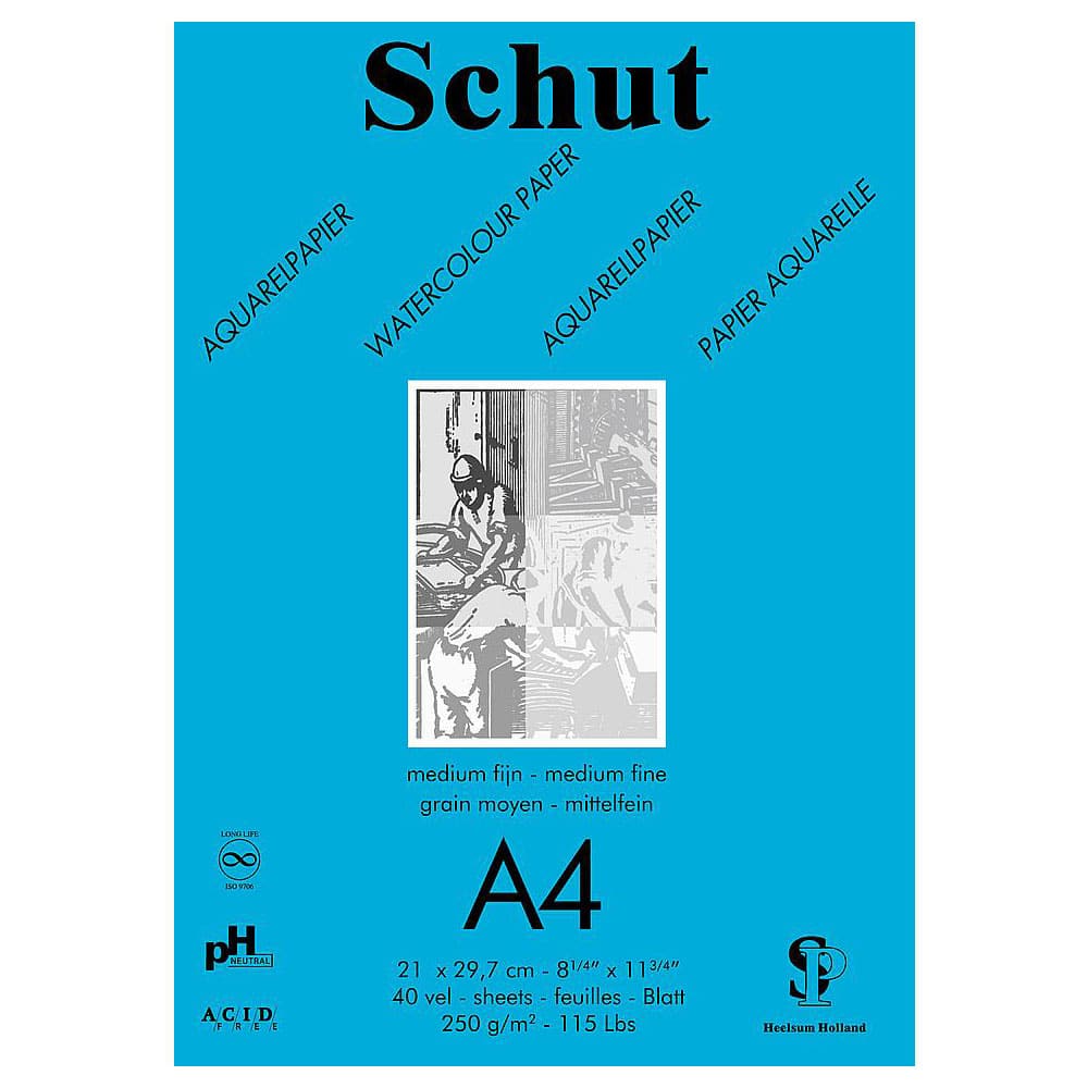 Bloc et carton pour aquarelle Schut