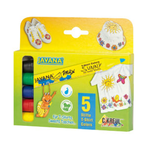 Javana texi max Sunny - 5x Set de marqueurs textiles pour textiles légers