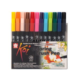 Sakura Koi Coloring Brush Pens Ensemble de 12 couleurs