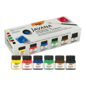 Javana kit de peinture pour tissus - Couleurs primaires - Pour tissus clairs