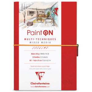 Clairefontaine Paint-ON Journal de voyage - Blanc - Technique mixte