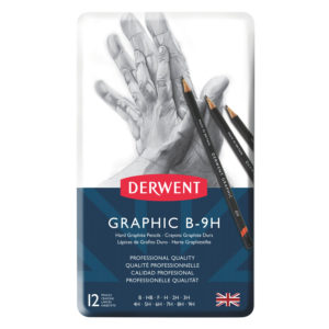 Derwent Graphic 12 Boîte à crayons - dure