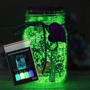 Glow in the dark granules - Vert Sable lumineux - Par 25gr