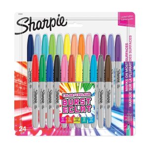 Sharpie Collection Color Burst avec pointe fine - lot de 24 pièces