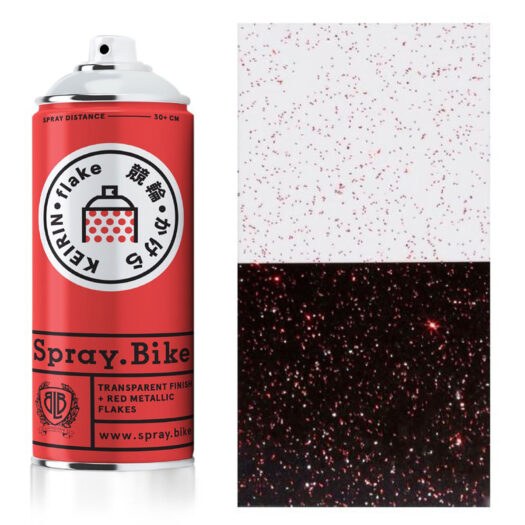 Spray.Bike Keiran spray paint spuitfles rood kleur flake collection 400ml