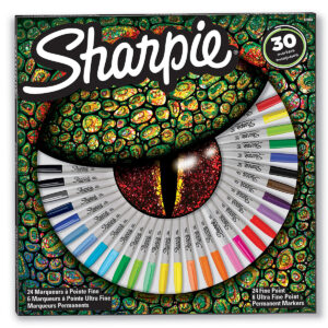 Ensemble pointe fine Sharpie édition spéciale - 24 marqueurs + 6 fineliners